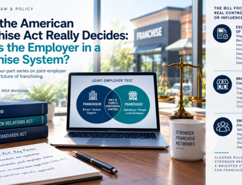 ARTICLE: What the American Franchise Act Really Decides: Who Is the Employer in a Franchise System?